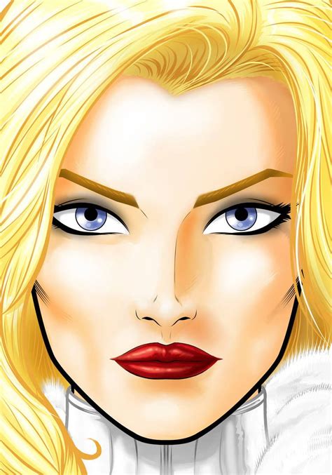 Emma Frost White Queen By Thuddleston Emma Frost Digital Artist Pop