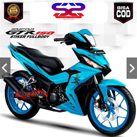 Jual Stiker Decal Variasi Motor Honda Supra Gtr Fullbody Desaind