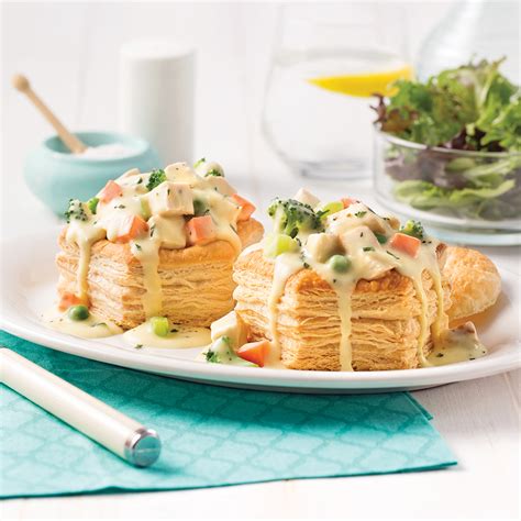 Vol Au Vent Au Poulet Et L Gumes Je Cuisine