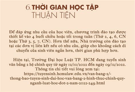 Văn bằng 2 ngành luật tại Trường Đại học Luật TP Hồ Chí Minh Sự lựa