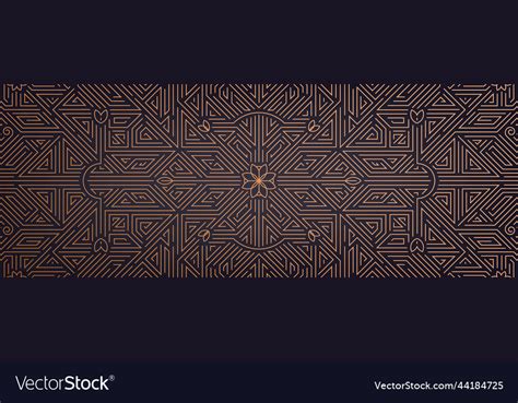 Abstract geometric golden background Royalty Free Vector