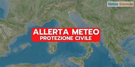 Allerta Meteo Protezione Civile Anche Per Domani 4 Aprile METEO GIORNALE