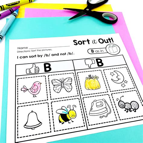 FREE Phonemic Awareness Sorting Worksheets A Kinderteacher Life