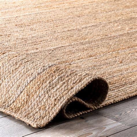 8x10 Chunky Jute Braided Rug Jute Rug 9x12 Low Pile Rug 10x14 - Etsy