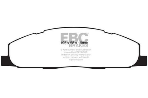 Ebc Dp R Ebc Yellowstuff Brake Pad Sets Ebay