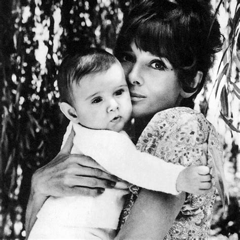 Rare Audrey Hepburn Audrey Hepburn With Son Luca Dotti 1971 Bonne