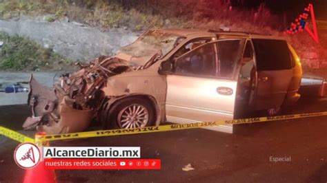 Familia Se Accidenta En La Cuacnopalan Oaxaca Hay Un Muerto Y Varios