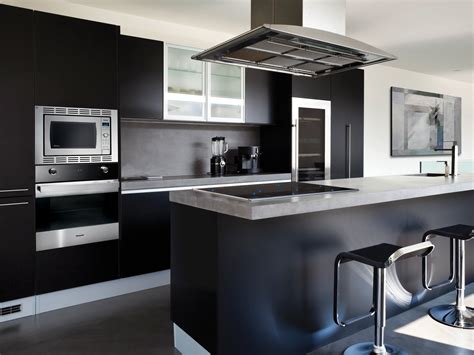 Pictures of kitchens – modern – black kitchen cabinets | Kitchen ...