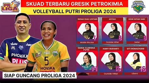 Update Terbaru Skuad Gresik Petrokimia Pupuk Indonesia Volleyball Putri