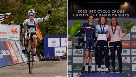 Cyclo Cross Europe Puck Pieterse En Or En U Line Burquier E