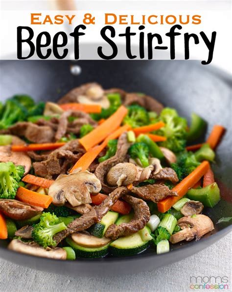 Simple Dinner Idea for Families - Easy Beef Stir Fry Recipe