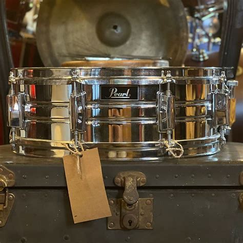 Vintage 1970 S Pearl 5x14 Steel Snare Drum Reverb