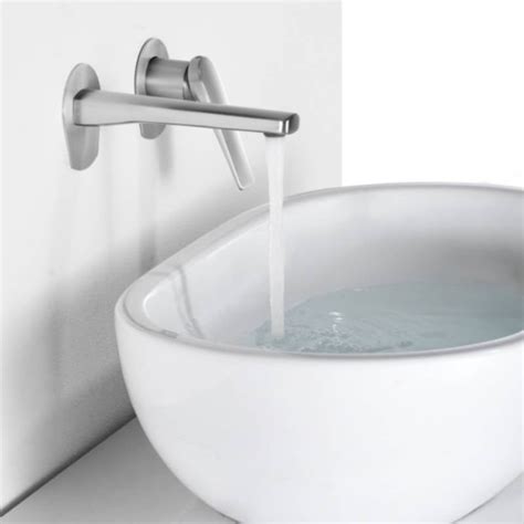 Grifo Empotrado Monomando Para Lavabo Delos Acero Inox S