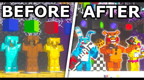 I Built My Own Fnaf Pizzeria In Minecraft Youtube