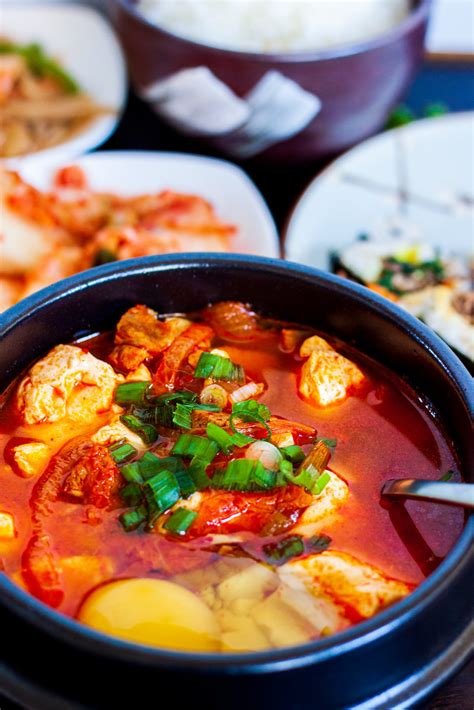 Pork Kimchi Sundubu Jjigae (Soft Tofu Stew) Recipe