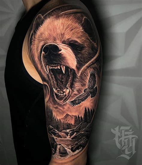 Grizzly Bear Tattoo Meaning: The Majestic Symbolism of Grizzly Bear Tattoos