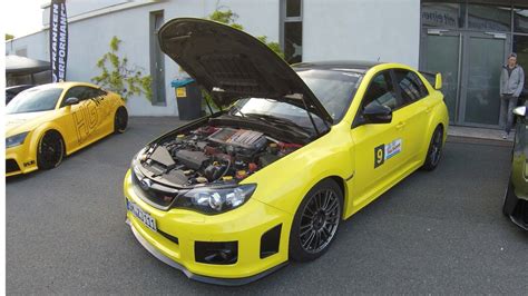 Subaru Impreza Wrx Sti Compilation 2 White And Yellow Colour