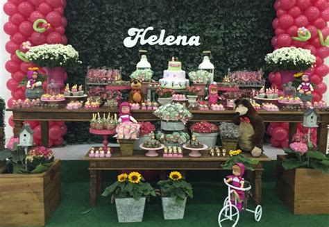 Tema De Festa Masha Blog Bela Pequena Dicas E Atualidades