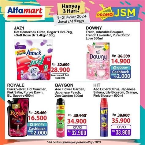 Promo Jsm Alfamart Terbaru Berlaku Januari