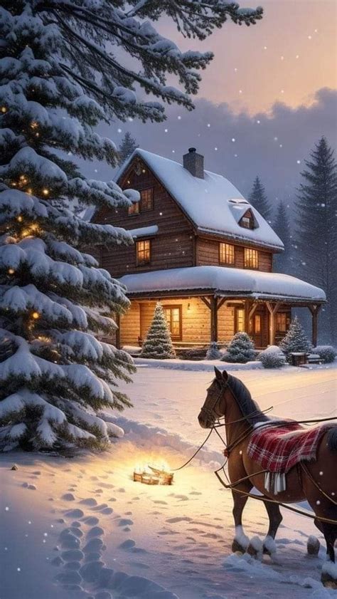 Pin By Clarence Jackson Jr On Snow Winter Christmas Scenes