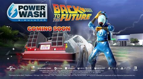 PowerWash Simulator Back To The Future Special Pack DLC Announced