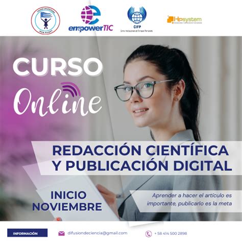 Curso Redacción científica y publicación digital empowerTIC