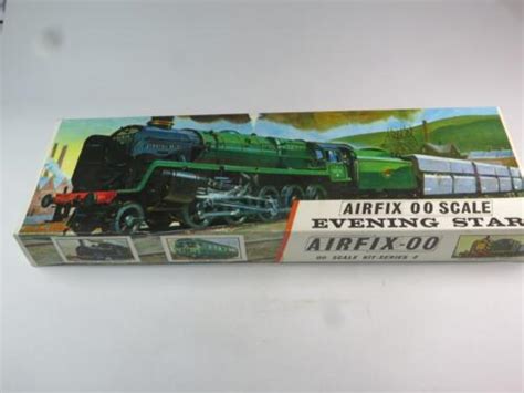 Airfix Oo Model Railway Kit Evening Star Steam Loco Built Red Stripe