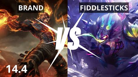 Brand Vs Fiddlesticks Jungle Kda 716 Ptbr V144 VitÓria Youtube