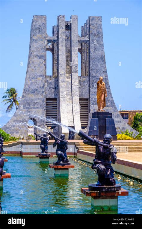 Accraghana April 11 2018 Beautiful Water Fountains In Kwame Nkrumah