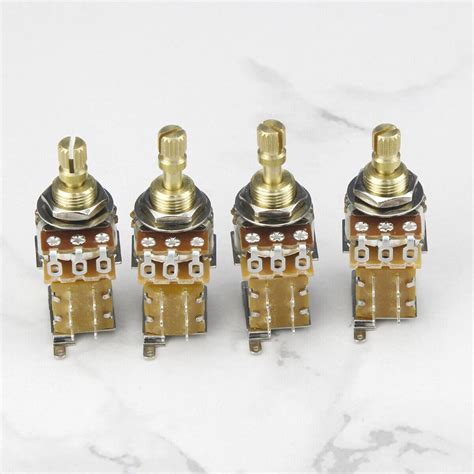 Set A K B K Guitar Pots Copper Short Shaft Push Push