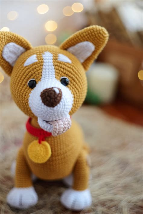 Crochet Pattern Corgi Dog Amigurumi Pdf Etsy