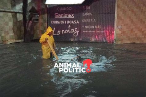 Inundaciones afectan viviendas de siete colonias en Ecatepec Mexibús