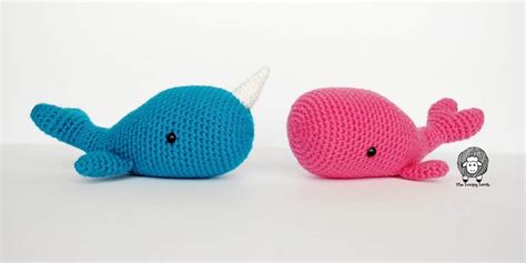 Amigurumi Crochet Whale Pattern Wanda The Whale Ned The Narwhal