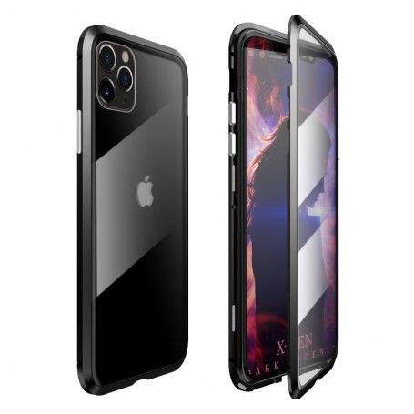 Husa Magnetica Cu Sticla Fata Spate Pentru Iphone Xi Pro Max