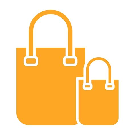 Icono De La Bolsa De Compras Vector Premium