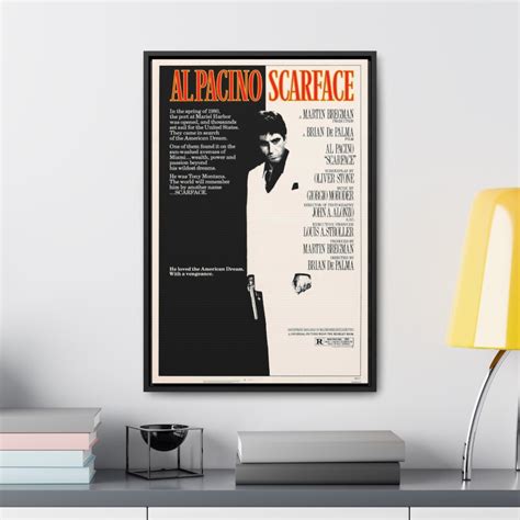 Scarface Vintage Al Pacino Movie Poster, Film Lover Wall Art, Classic ...