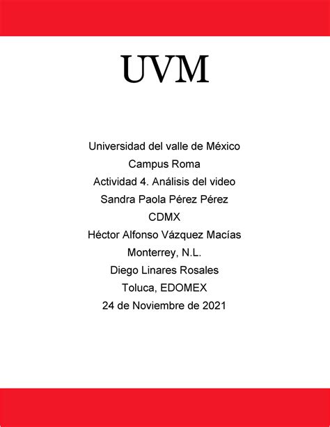 A E Apuntes Xxx Uvm Universidad Del Valle De M Xico Campus Roma