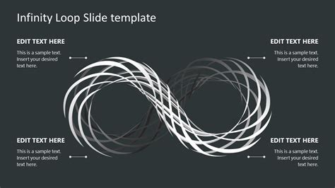 Infinity Loop Slide Template For Powerpoint