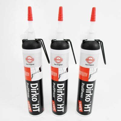 3x ELRING Dichtmasse DIRKO HT SCHWARZ 200ml 471 501 Dichtmittel Motor