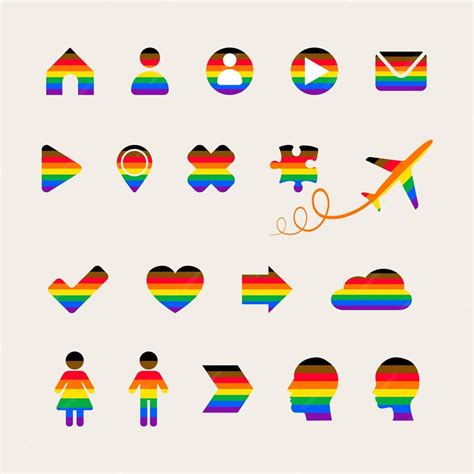 Premium Vector The Philly Pride Flag Lgbt Rights Icons And Symbols