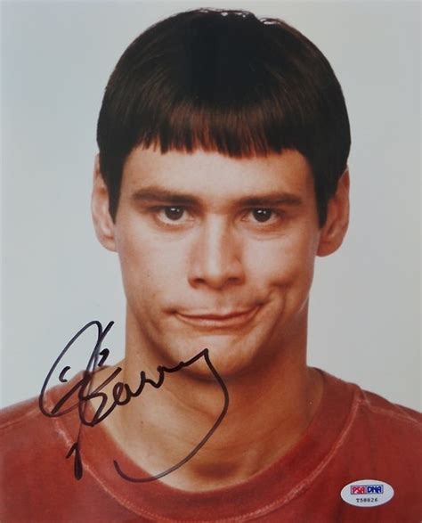 Jim Carrey Autograph From Dumb And Dumber Disney Quotes Funny Movie