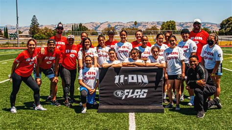 49ers Prep Hosts Girls Flag Football Jamboree Fueled By Gatorade