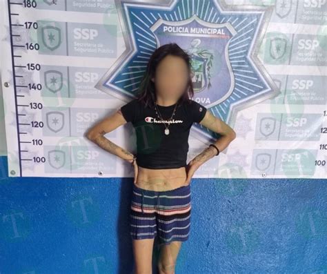 Mujer fue detenida por alterar el orden público en la colonia Margarito