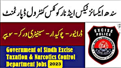 Excise And Taxation Department Sindh Jobs 2023 Government Jobs YouTube