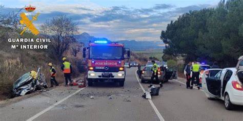 Un Accidente De Tráfico En La A 132 A La Altura De La Sotonera Huesca