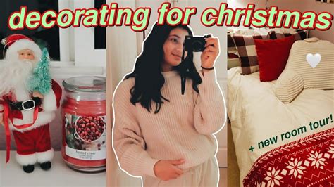 Decorating My Room For Christmas 2021 Room Tour Vlogmas Day 1 Youtube