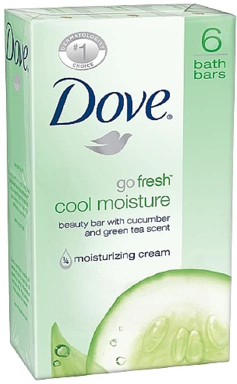 Dove Go Fresh Beauty Bar Cool Moisture 4 Oz Bars 6 Ea