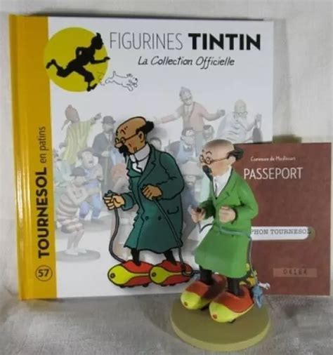 Figurine Tintin Collection Officielle Tournesol En Patins N Eur