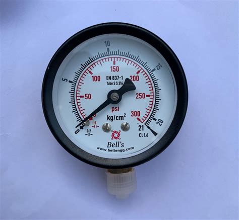 Inch Mm Utility Pressure Gauge To Bar To Psi At