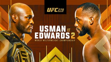 Kamaru Usman Vs Leon Edwards 2 Betting Odds What Is Available